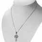 Celtic Knot Cross Sterling Silver Pendant