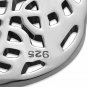 CELTIC KNOT ROUND SILVER PENDANT, PLAIN SOLID STERLING SILVER, pn97