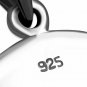 Round Celtic Knot Solid Silver Pendant, Sterling Silver, Irish Jewelry, pn162