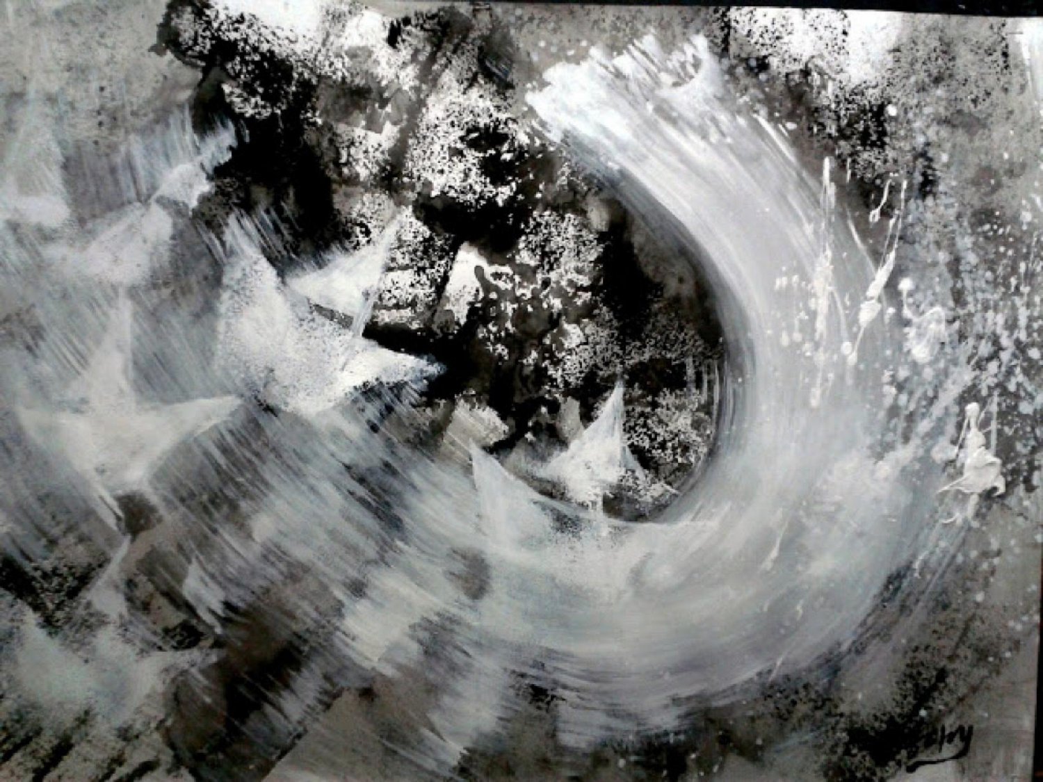 Abstract meditation painting2021G