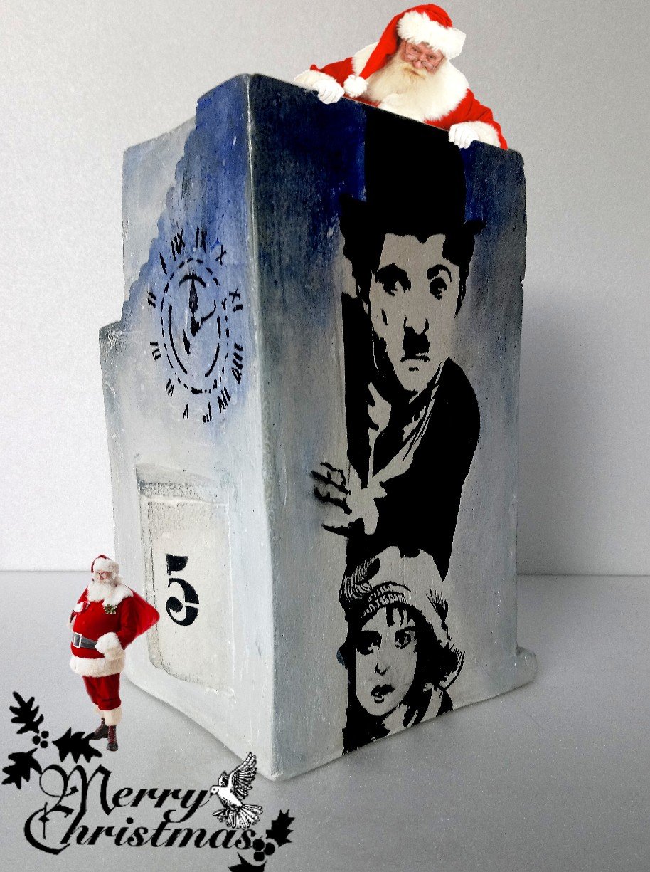 Pencil holder flowepot Charlie Chaplin04