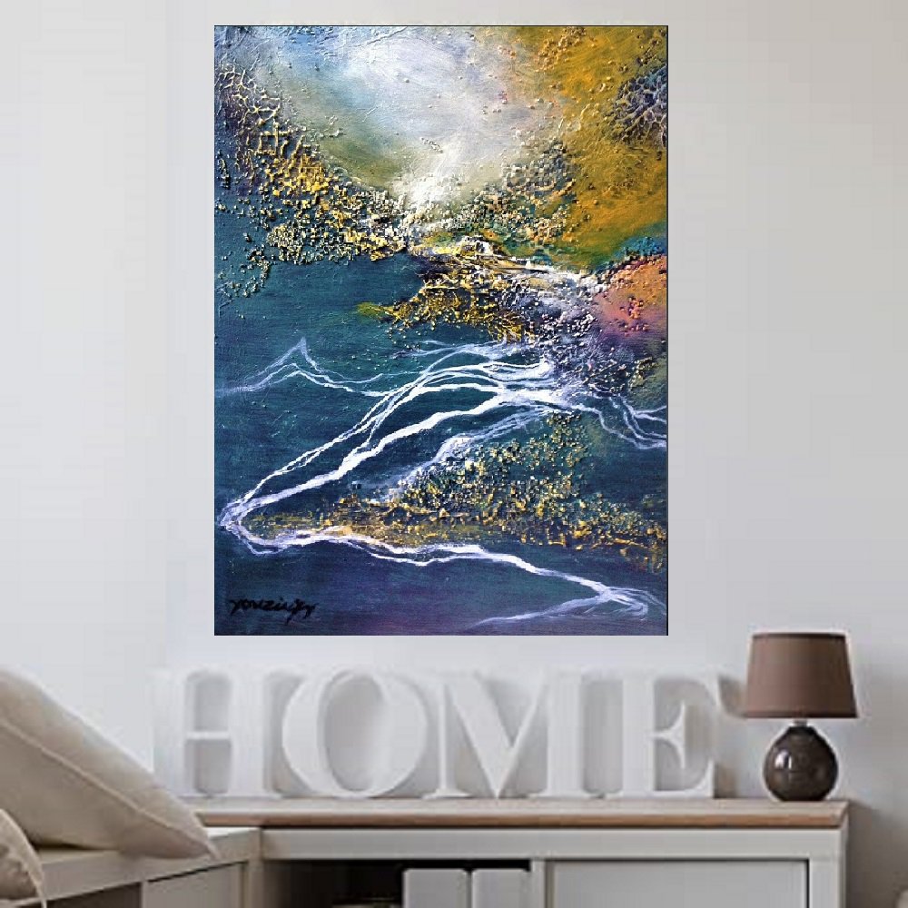 Abstract meditation painting 2021P