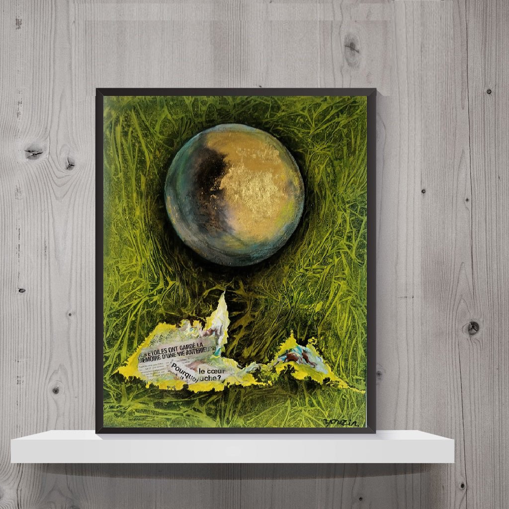 Abstract meditation painting 2021T