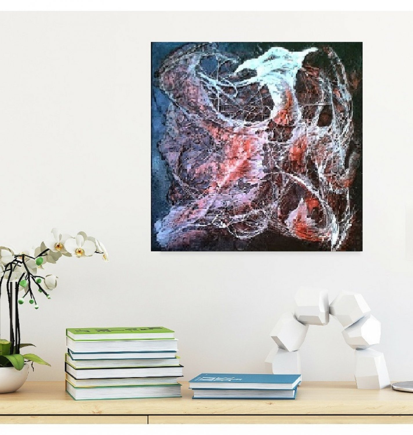 Abstract mixte media 2021 W