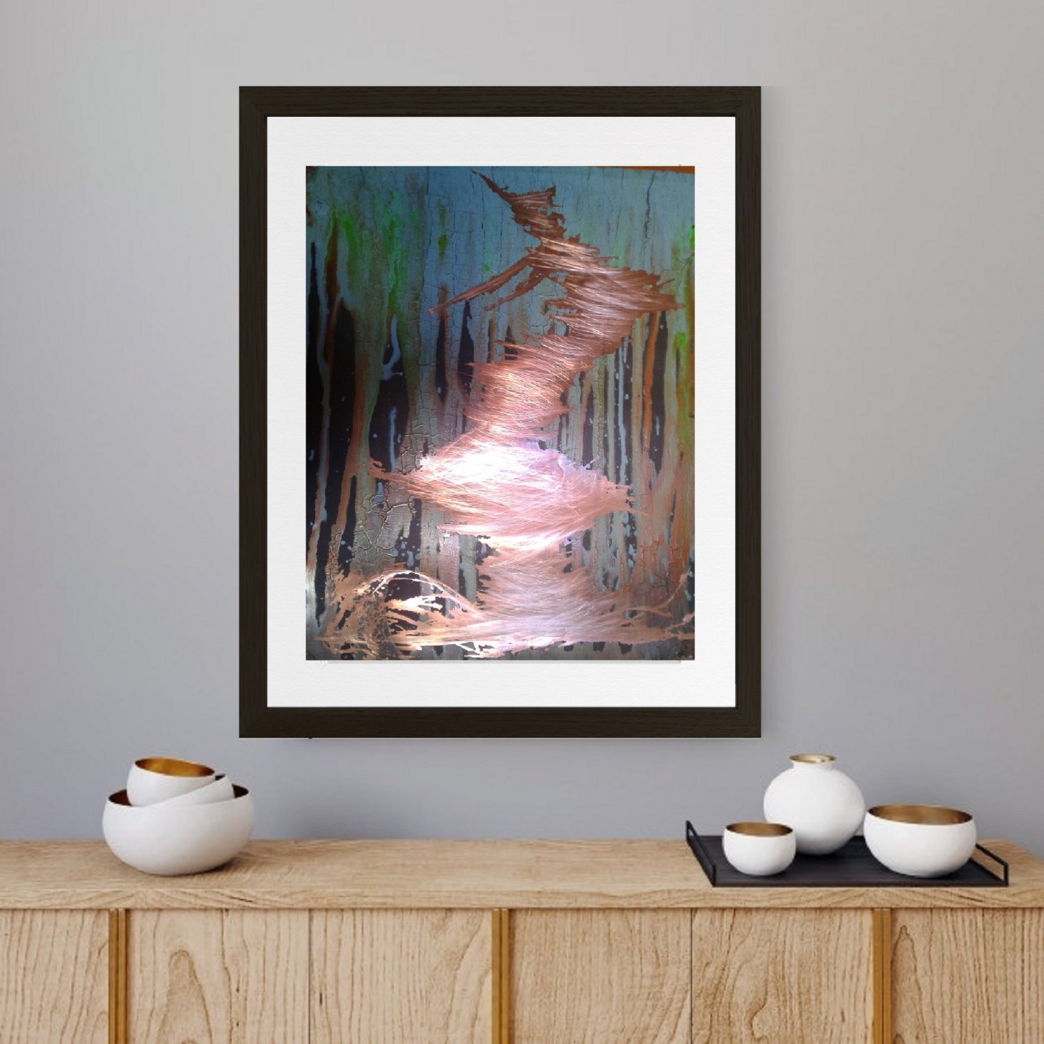 Copper relief painting constellation