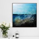 acrylic painting abstract Ocean