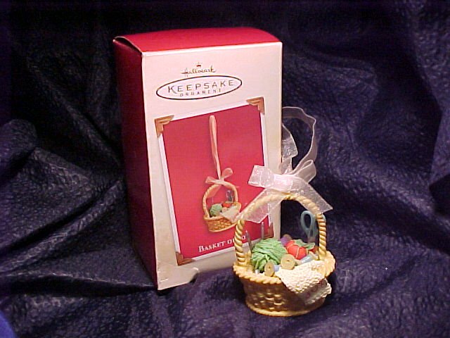 Hallmark Keepsake Ornament Basket of Joy 2003 MIB -FREE SHIPPING