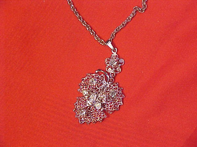 Sterling Silver & Austrian Crystal Butterfly Necklace