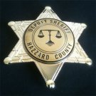 Dukes of Hazzard replica Deputy prop badge autographed by Sonny Shroyer