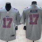 Buffalo Bills #17 Josh Allen Gray Atmosphere Fashion 2022 Vapor Untouchable Stitched Limited Jersey