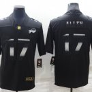 Men's Buffalo Bills #17 Josh Allen Black 2022 Shadow Vapor Untouchable Stitched Limited Jersey