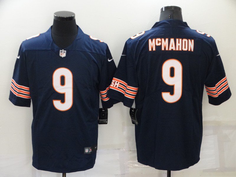 Chicago Bears #9 Jim McMahon Navy Blue Vapor Untouchable Stitched ...