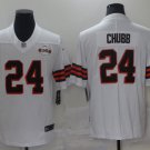 Cleveland Browns 24 Chubb White 1946 Vapor Untouchable Limited Jersey