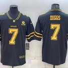 Dallas Cowboys #7 Trevon Diggs Black Gold Edition With 1960 Patch Limited Stitched Jersey
