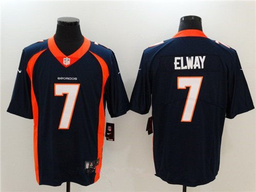 Denver Broncos #7 John Elway Navy Blue Alternate Stitched Vapor Untouchable Limited Jersey