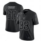 Las Vegas Raiders #98 Maxx Crosby Black Reflective Limited Stitched Jersey