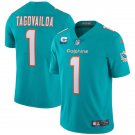 Miami Dolphins 2022 #1 Tua Tagovailoa Aqua Vapor Limited Stitched Jersey