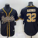 New Orleans Saints Tyrann Mathieu Black Vapor Stitched Baseball