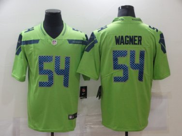 Seattle Seahawks #54 Bobby Wagner Green Vapor Untouchable Limited Stitched  Jersey