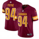 Washington Commanders #94 Da'Ron Payne 2022 Burgundy Vapor Limited Stitched Jersey