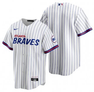 Atlanta Braves Team 2021 City Connect White Replica Jersey – US