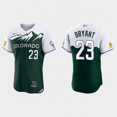 Men's Colorado Rockies Ryan McMahon Green 2022 City Connect Name & Number  T-Shirt