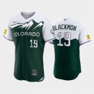 Men's Colorado Rockies #19 Charlie Blackmon Green City Connect Flex Base Stitched Baseball Jersey