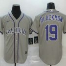 Colorado Rockies #19 Charlie Blackmon Gray Stitched Cool Base Baseball Jersey