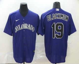 Nolan Arenado #28 Colorado Rockies Purple Flex Base Jersey - Cheap