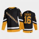 Pittsburgh Penguins #16 Jason Zucker Black 2021/22 Alternate Authentic Stitched Hockey Jersey