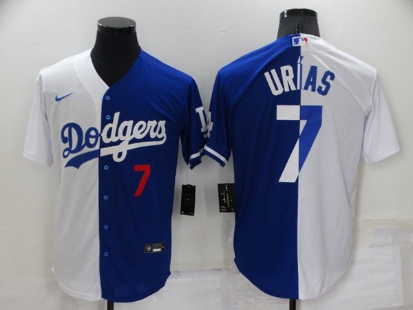 Kobe Bryant Los Angeles Dodgers #8 Front #24 Back KB patch white