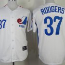 Montreal Expos #37 Steve Rodgers 1982 White Throwback Jersey