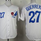 Montreal Expos #27 Vladimir Guerrero 1982 White Throwback Jersey