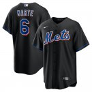 New York Mets #6 Starling Marte Black Stitched Cool Base Baseball Jersey