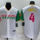 San Diego Padres #4 Blake Snell White 2022 City Connect Cool Base Stitched Jersey