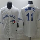 Toronto Blue Jays #11 Bo Bichette White Cool Base Stitched Baseball Jersey