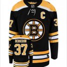 Boston Bruins #37 Patrice Bergeron with C patch Black Home Authentic Stitched Hockey Jersey