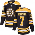Boston Bruins #7 Phil Esposito Authentic Home Black Hockey Jersey