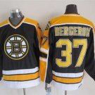 Men's Boston Bruins #37 Patrice Bergeron 1996-97 Black CCM Vintage Throwback Jersey