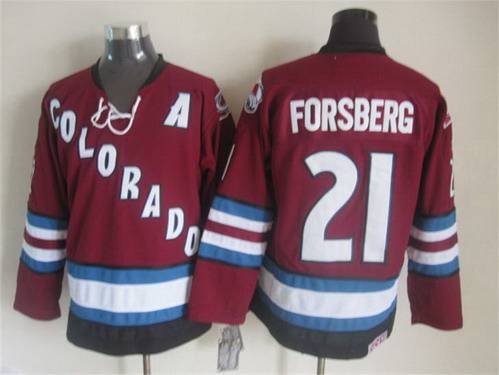 Colorado Avalanche #20 Mike Gillis Blue Throwback CCM Jersey on