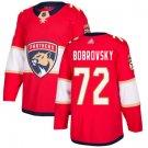 Men's Florida Panthers #72 Sergei Bobrovsky Red Home Authentic Stitched Hockey Jersey