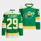Men's Minnesota Wild #29 Marc-Andre Fleury Green Reverse Retro 2.0 Stitched Hockey Jersey