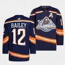 Men's New York Islanders #12 Josh Bailey Navy Reverse Retro 2.0 Stitched Hockey Jersey