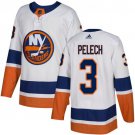 Men's New York Islanders #3 Adam Pelech White Away Authentic Stitched Hockey Jersey