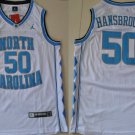 North Carolina Tar Heels #50 Tyler Hansbrough White Swingman Jersey