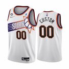 Custom Phoenix Suns Active Player White Association Edition With NO.6 Patch Stitched Jersey