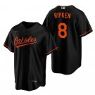 Baltimore Orioles #8 Cal Ripken Jr. Black Stitched Baseball Jersey