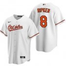 Baltimore Orioles #8 Cal Ripken Jr. White Stitched Baseball Jersey