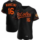 Men's Baltimore Orioles #16 Trey Mancini Black Flex Base Stitched Baseball Jersey
