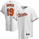 Baltimore Orioles #19 Chris Davis White Stitched Baseball Jersey